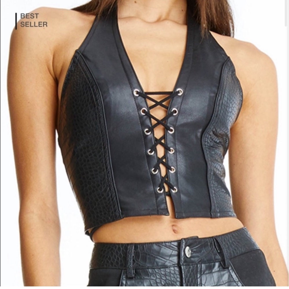 I AM GIA Nelly Halter Top